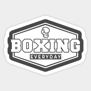 Boxing everyday Sticker